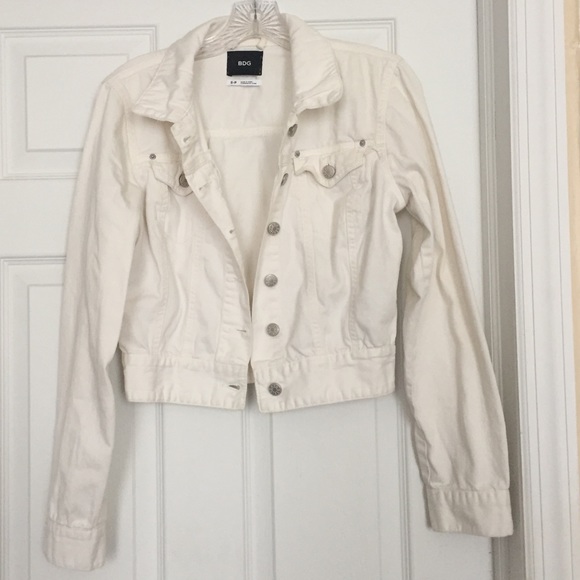 BDG/ Urban Outfitters white denim jacket - Picture 2 of 7